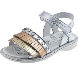 Сандалі для дівчинки Chicco сріблясті 010.57559.020 24 р Сандалі для дівчинки Chicco сріблясті 010.57559.020 24 р
