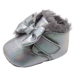 Пінетки для дівчинки Chicco сріблясті 010.60420.020 16 р
