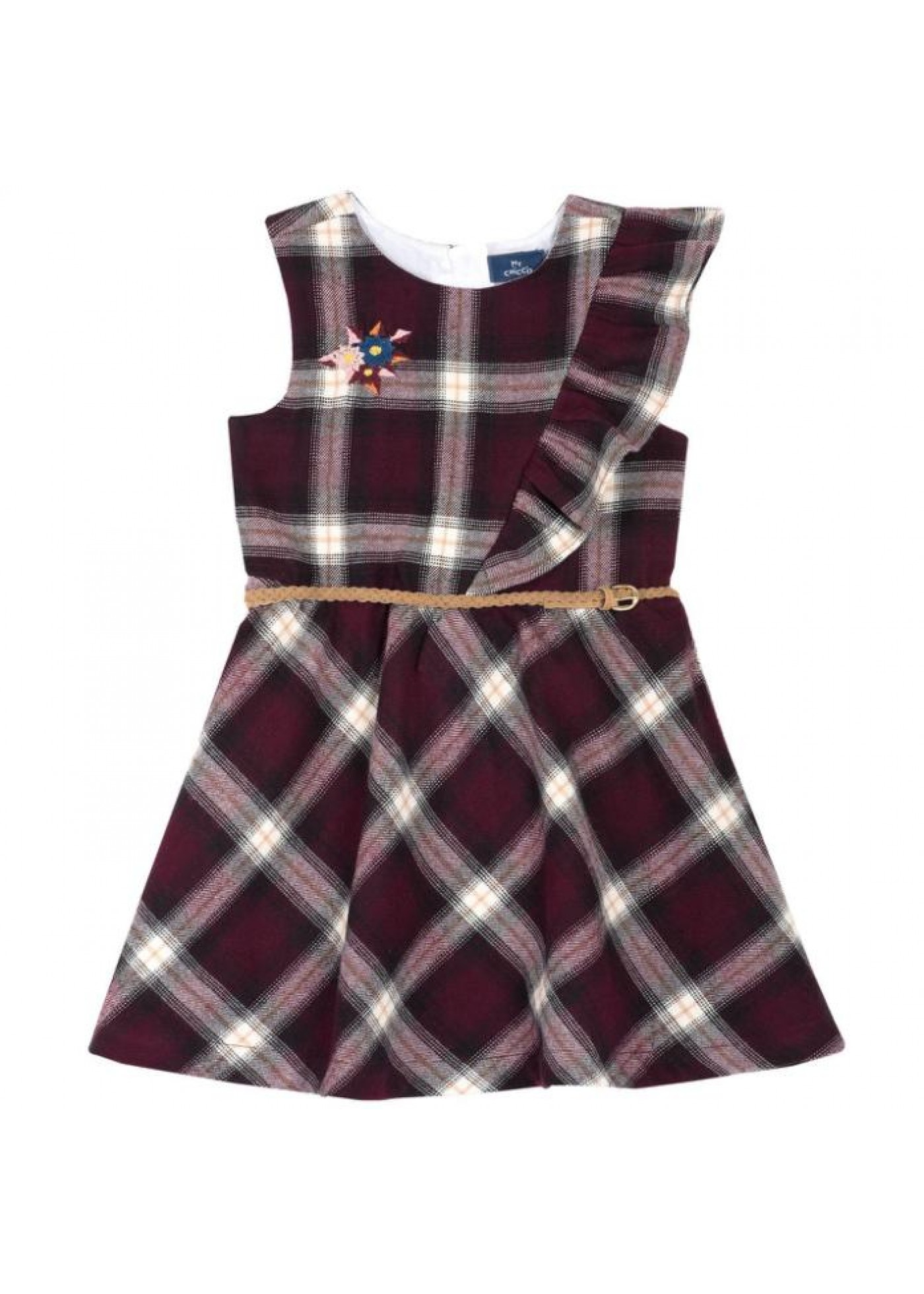 Сукня для дівчинки Chicco бордова 090.03546.078 98 см Сукня для дівчинки Chicco бордова 090.03546.078 98 см
