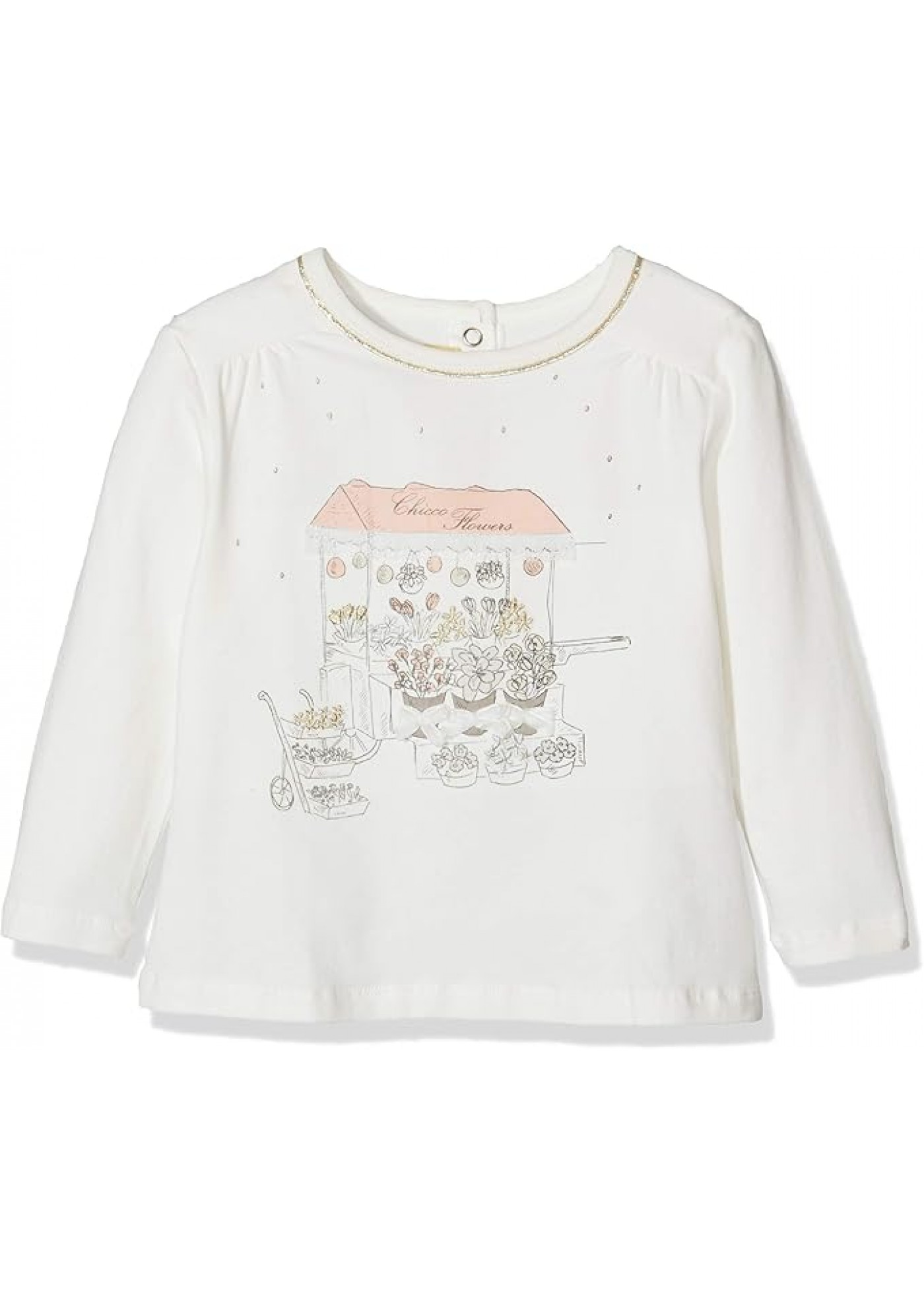 Реглан для дівчинки Chicco молочний 090.06807.060 80 см
