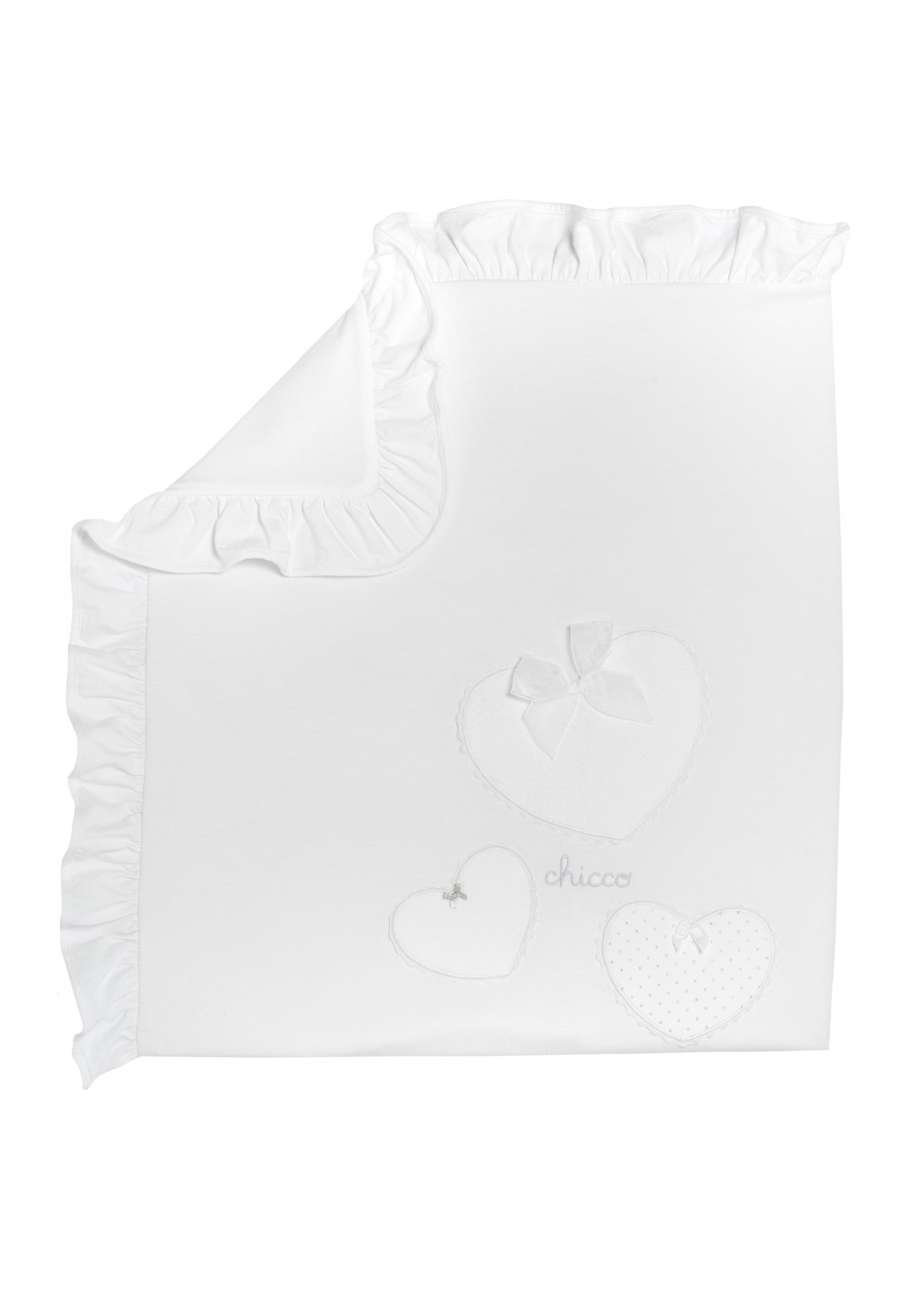 Ковдра для дівчинки Chicco біла 091.10785.033