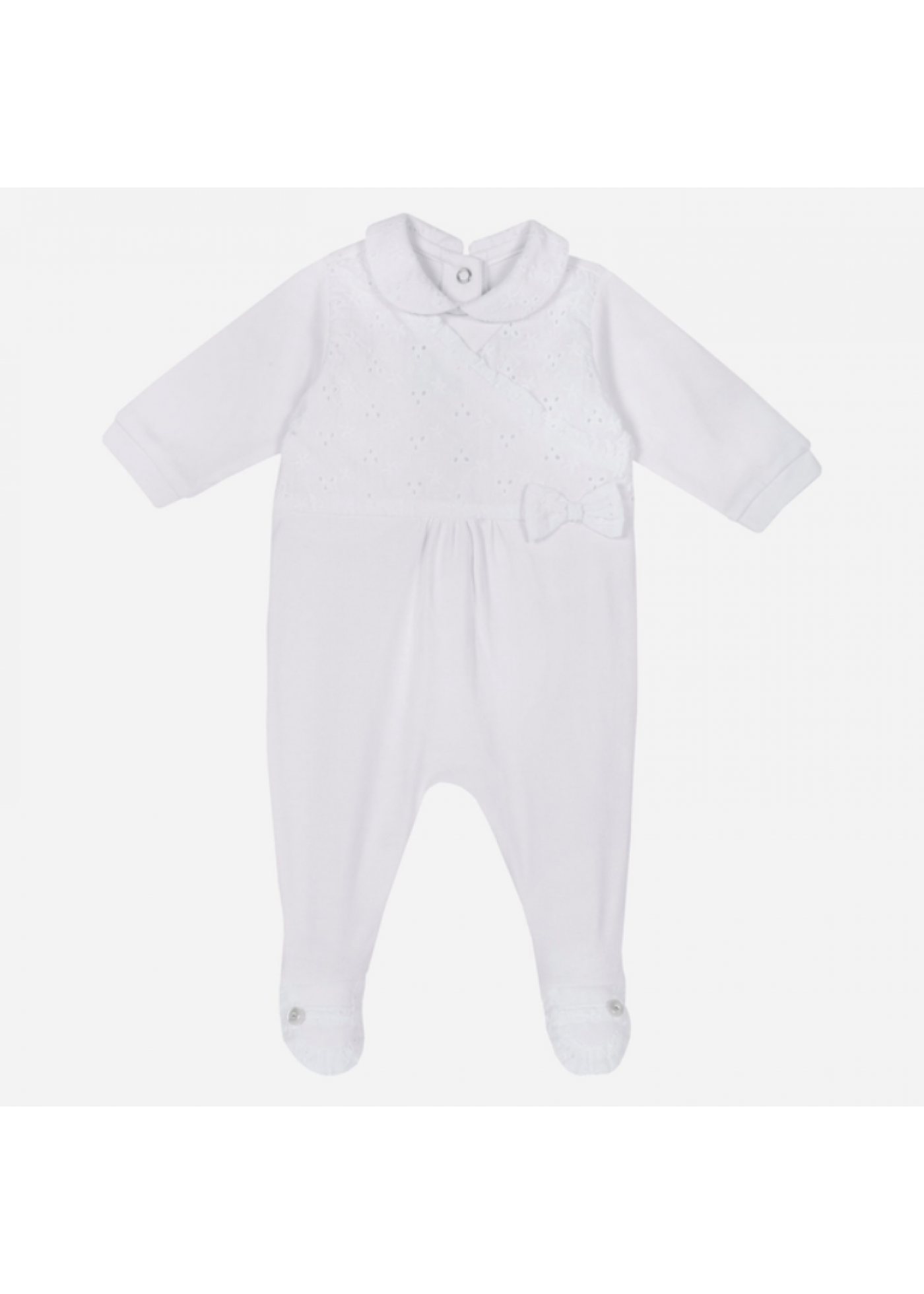 Комбінезон для дівчинки Chicco білий 090.21966.033 74 см
