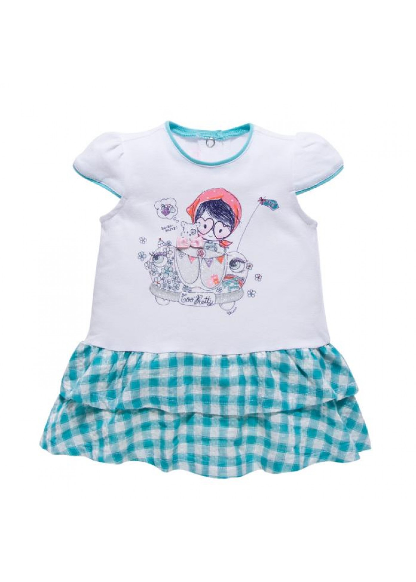 Сукня для дівчинки Chicco біла 090.39483.055 68 см, 74 см