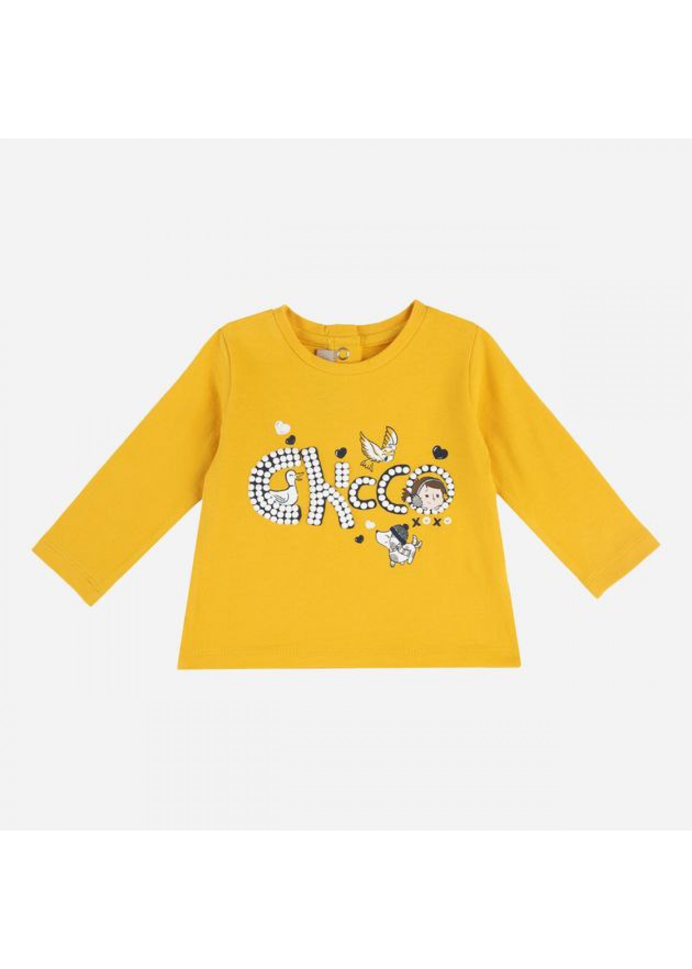 Реглан для дівчинки Chicco жовтий 090.67371.041 80 см