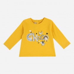 Реглан для дівчинки Chicco жовтий 090.67371.041 80 см Реглан для дівчинки Chicco жовтий 090.67371.041 80 см