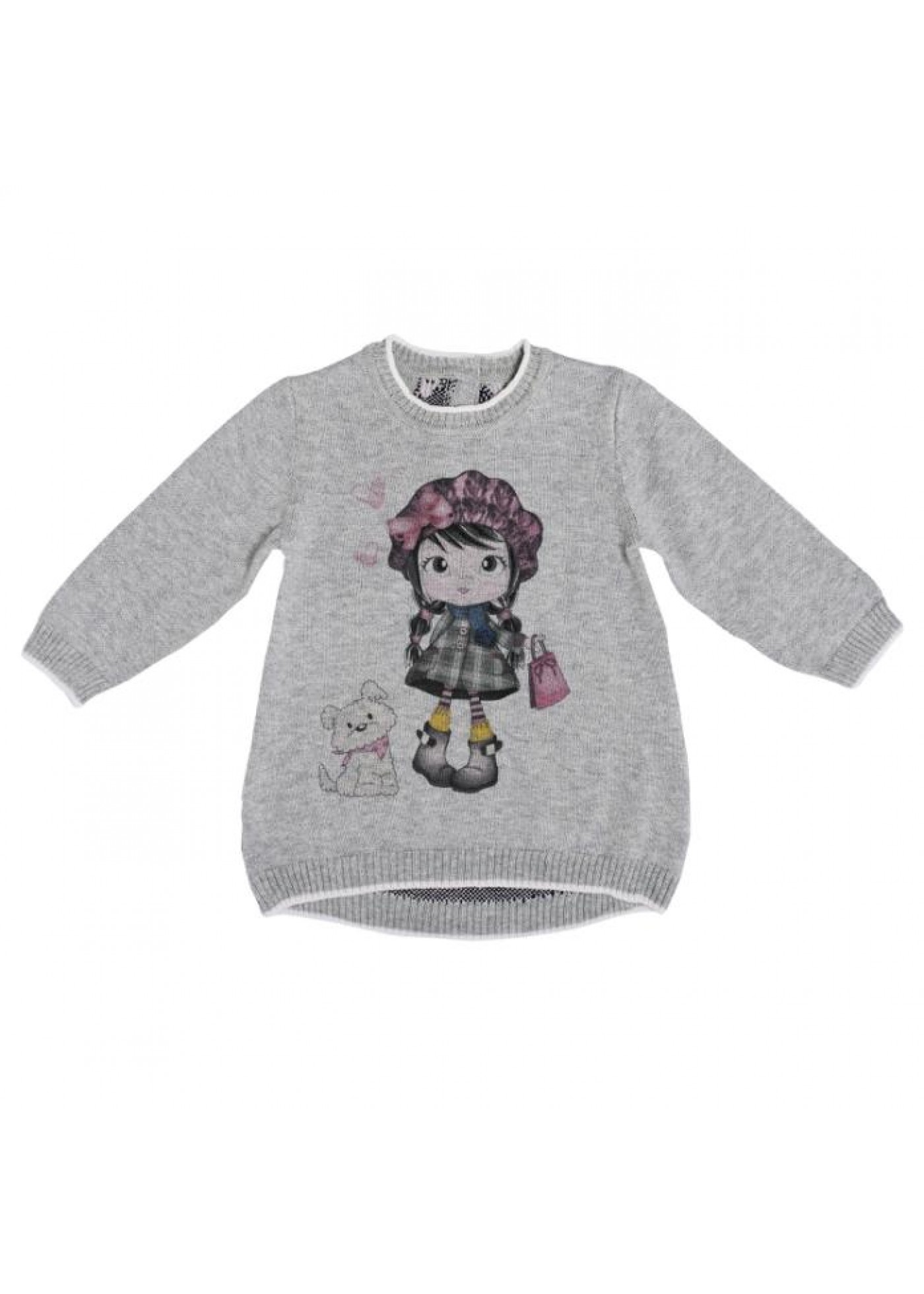 Сукня для дівчинки Chicco сіра 091.93524.095 74 см