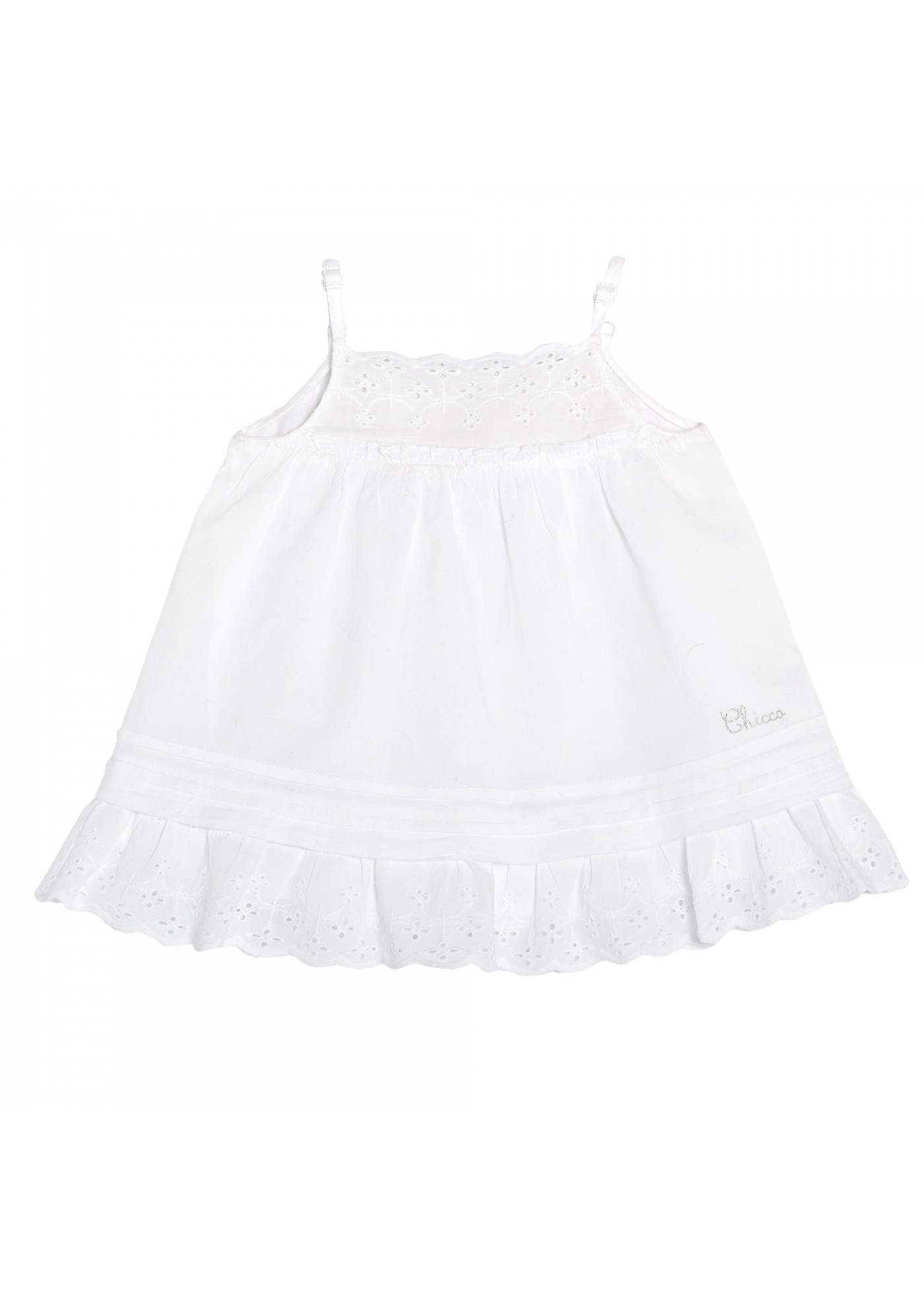 Сукня для дівчинки Chicco біла 091.93613.033 74 см, 80 см, 92 см