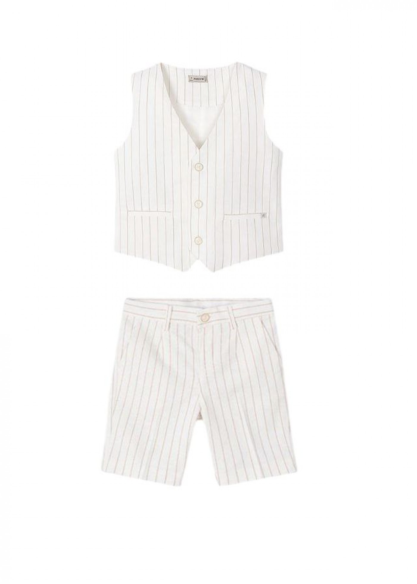 Костюм для хлопчика Mayoral молочний 3369-15 110 см, 116 см Piccolo-kids.com.ua
