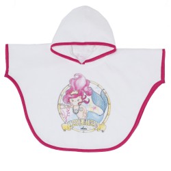 Халат для дівчинки Chicco 091.40808.018 білий 62-68 см, 86-92 см