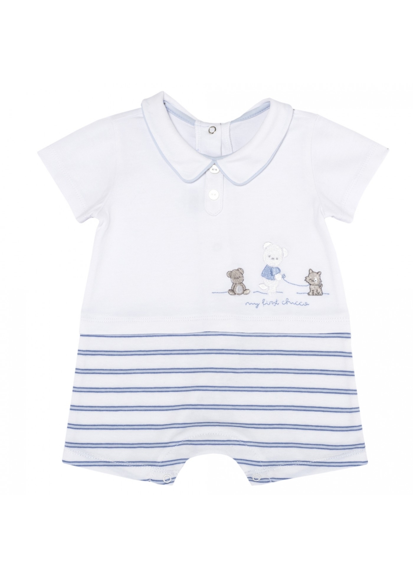 Напівкомбінезон для хлопчика Chicco 090.50721.032 білий 50 см-1 місяць, 56 см-3 місяці Напівкомбінезон для хлопчика Chicco 090.50721.032 білий 50 см-1 місяць, 56 см-3 місяці