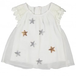 Сукня для дівчинки Boboli молочна 703011 86 см-1,5 роки