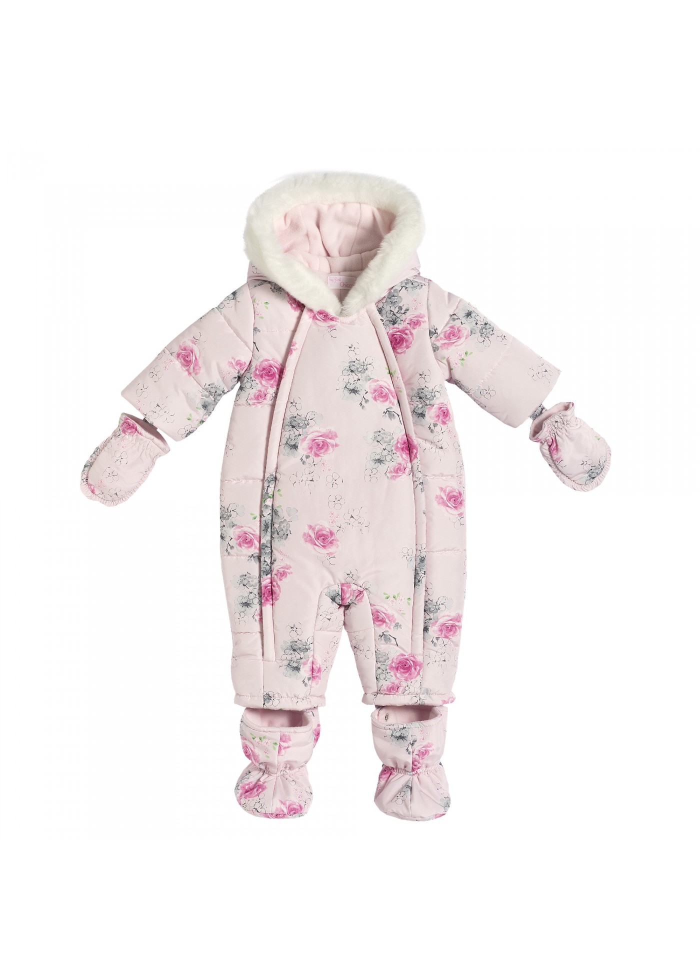 Комбінезон для дівчинки Chicco рожевий 090.29339.016 62 см-6 місяців
